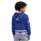 NFL DALLAS COWBOYS RETRO CLASSIC BIG GIRL'S RIB FLC PO HOODIE (DODGER BLUE)