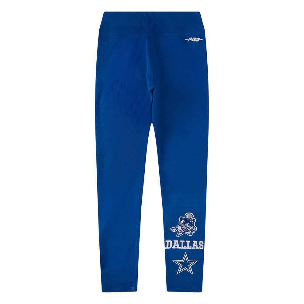 NFL DALLAS COWBOYS RETRO CLASSIC BIG GIRLS LEGGING (DODGER BLUE)