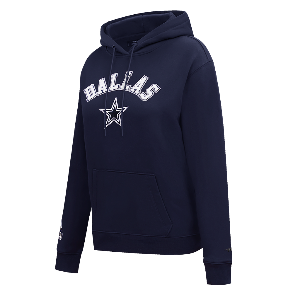 NFL DALLAS COWBOYS CLASSIC WOMEN'S PULLOVER HOODIE (MIDNIGHT NAVY)