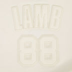 NFL DALLAS COWBOYS CEE DEE LAMB #88 NEUTRAL WOMEN'S FLC CREWNECK (EGGSHELL)