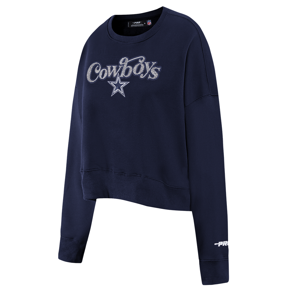NFL DALLAS COWBOYS CHANDAIL OUATÉ À COL ROND POUR FEMME (MARINE MINUIT)