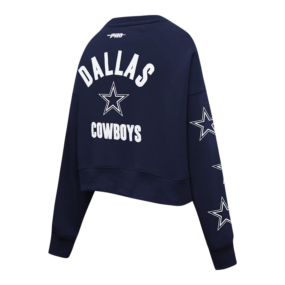NFL DALLAS COWBOYS CHANDAIL OUATÉ À COL ROND POUR FEMME (MARINE MINUIT)