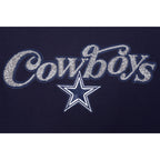 NFL DALLAS COWBOYS CHANDAIL OUATÉ À COL ROND POUR FEMME (MARINE MINUIT)