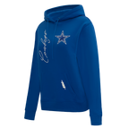 NFL DALLAS COWBOYS ORIGINAL PLAYERS CHANDAIL À CAPUCHON POUR FEMME (BLEU DODGER)