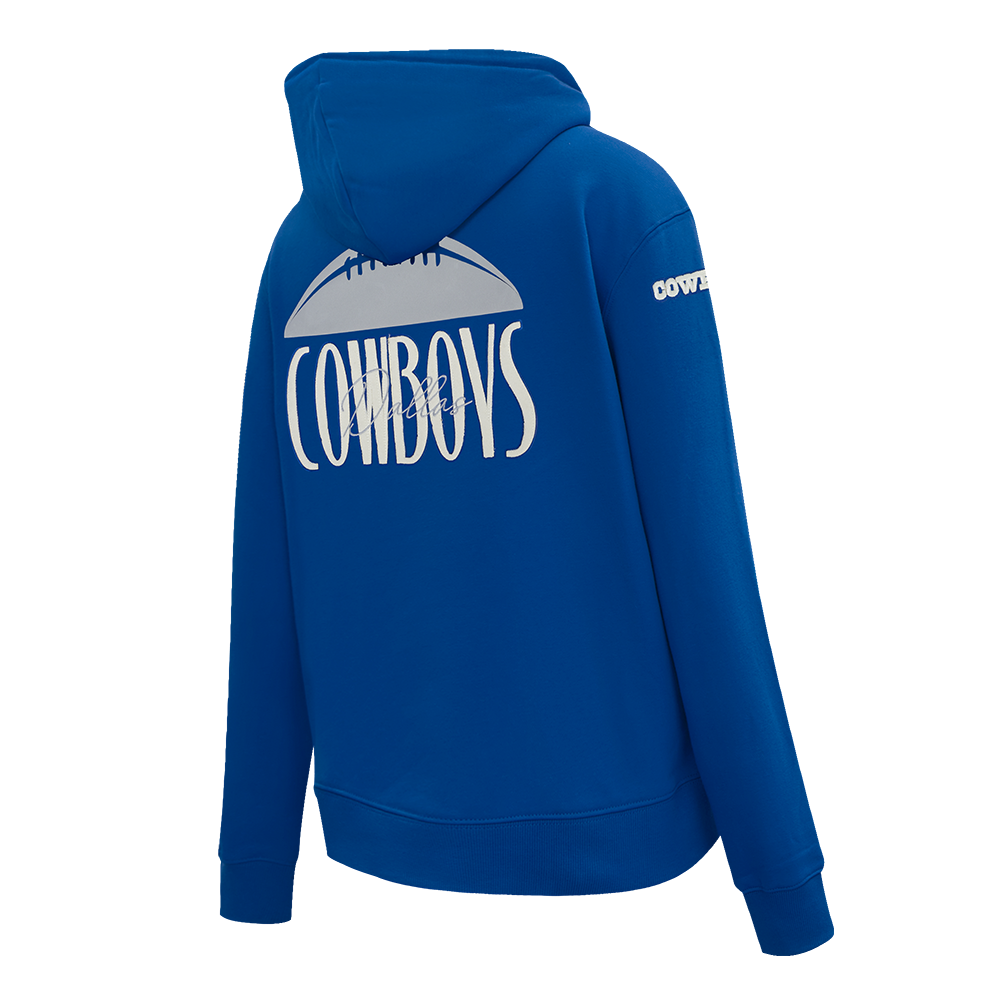 NFL DALLAS COWBOYS ORIGINAL PLAYERS CHANDAIL À CAPUCHON POUR FEMME (BLEU DODGER)