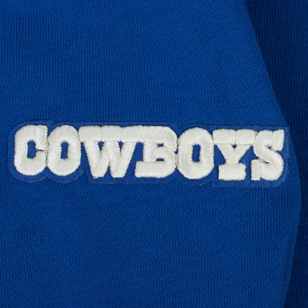 NFL DALLAS COWBOYS ORIGINAL PLAYERS CHANDAIL À CAPUCHON POUR FEMME (BLEU DODGER)