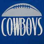 NFL DALLAS COWBOYS ORIGINAL PLAYERS CHANDAIL À CAPUCHON POUR FEMME (BLEU DODGER)