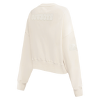 NFL DALLAS COWBOYS NEUTRAL WOMEN'S CREWNECK (EGGSHELL)