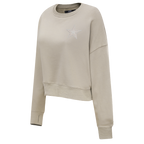 NFL DALLAS COWBOYS NEUTRAL WOMEN'S CREWNECK (TAUPE)
