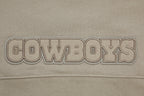 NFL DALLAS COWBOYS NEUTRAL CHANDAIL À CAPUCHON COURT POUR FEMME (TAUPE)