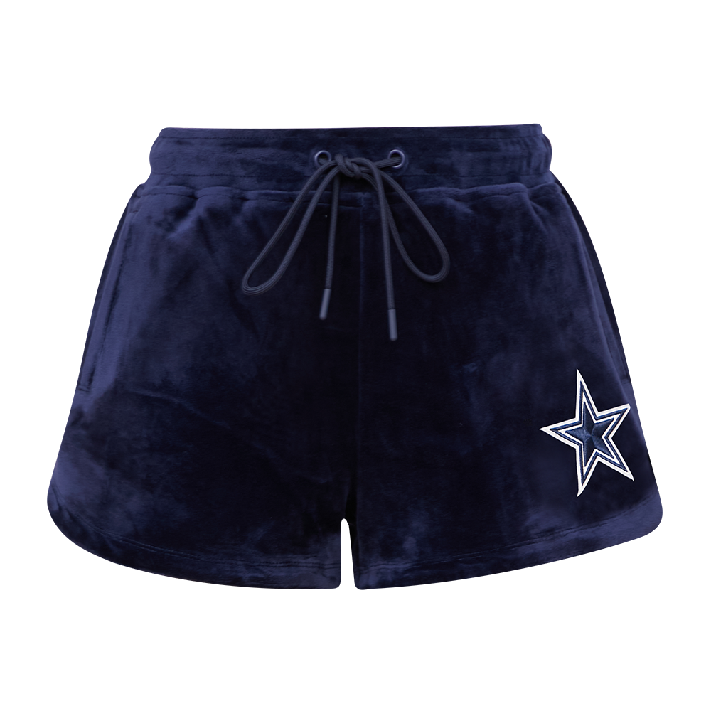 NFL DALLAS COWBOYS CLASSIC WOMEN'S VELOUR SHORT (MIDNIGHT NAVY)