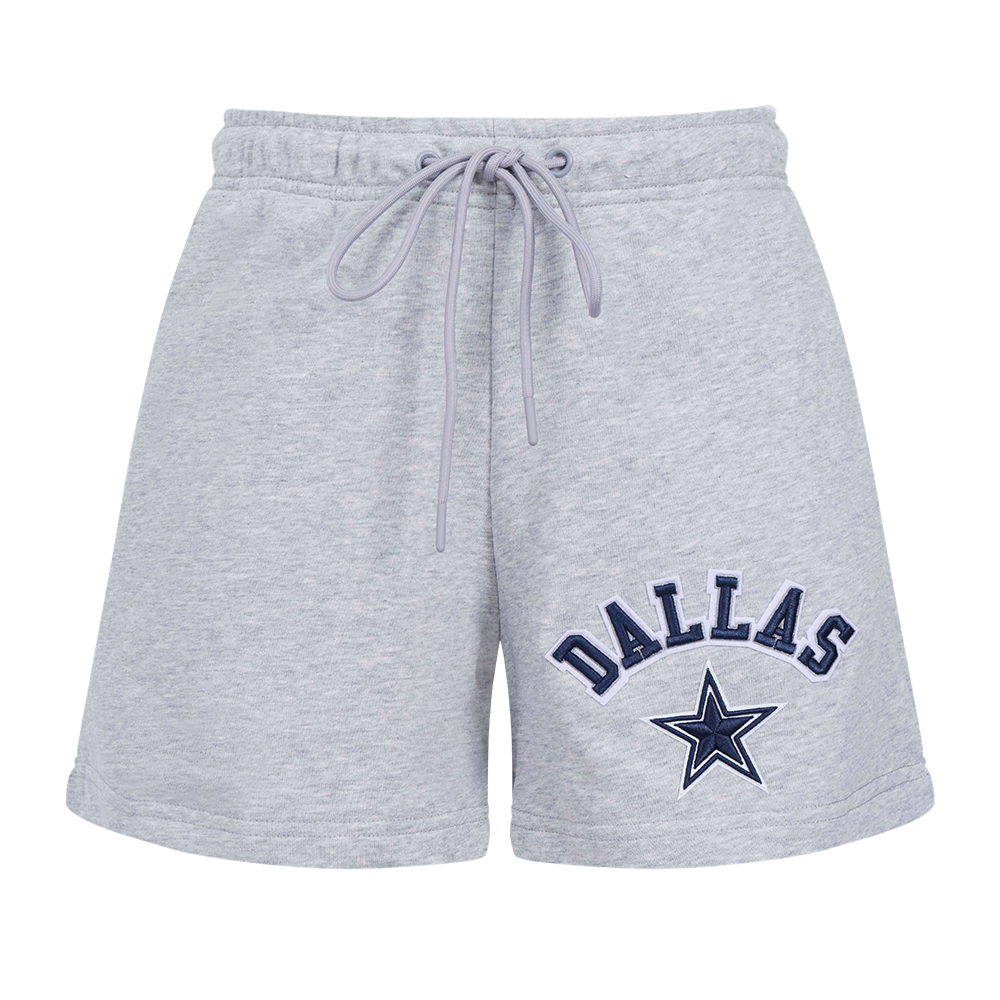 NFL DALLAS COWBOYS CLASSIC SHORT EN MOLLETON POUR FEMME (GRIS CHINÉ)
