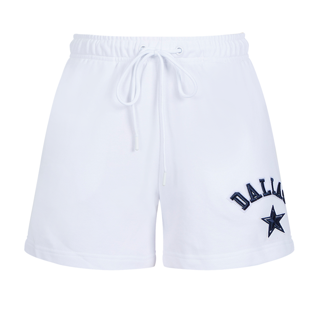 NFL DALLAS COWBOYS CLASSIC WOMEN'S FLEECE SHORT (WHITE)