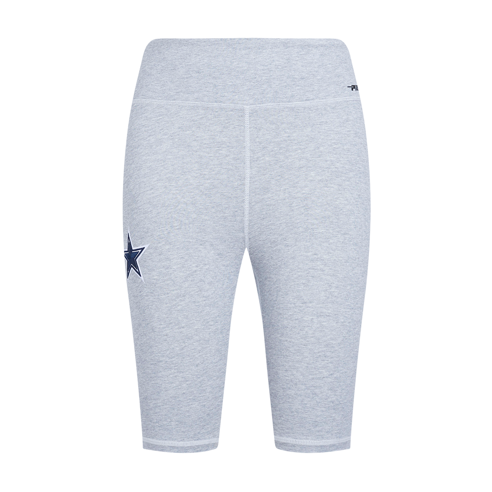 NFL DALLAS COWBOYS CLASSIC WOMEN'S COTTON BIKE SHORT (HEATHER GREY)