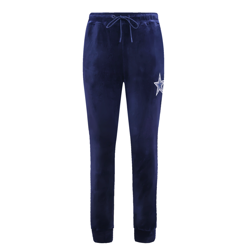 NFL DALLAS COWBOYS CLASSIC PANTALON JOGGER EN VELOURS POUR FEMME (MARINE MINUIT)