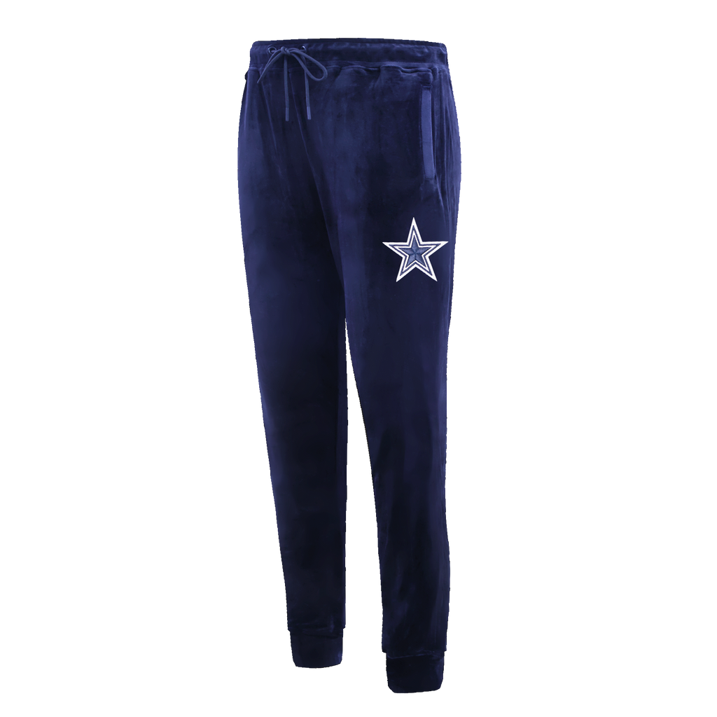 NFL DALLAS COWBOYS CLASSIC PANTALON JOGGER EN VELOURS POUR FEMME (MARINE MINUIT)