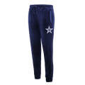 NFL DALLAS COWBOYS CLASSIC PANTALON JOGGER EN VELOURS POUR FEMME (MARINE MINUIT)