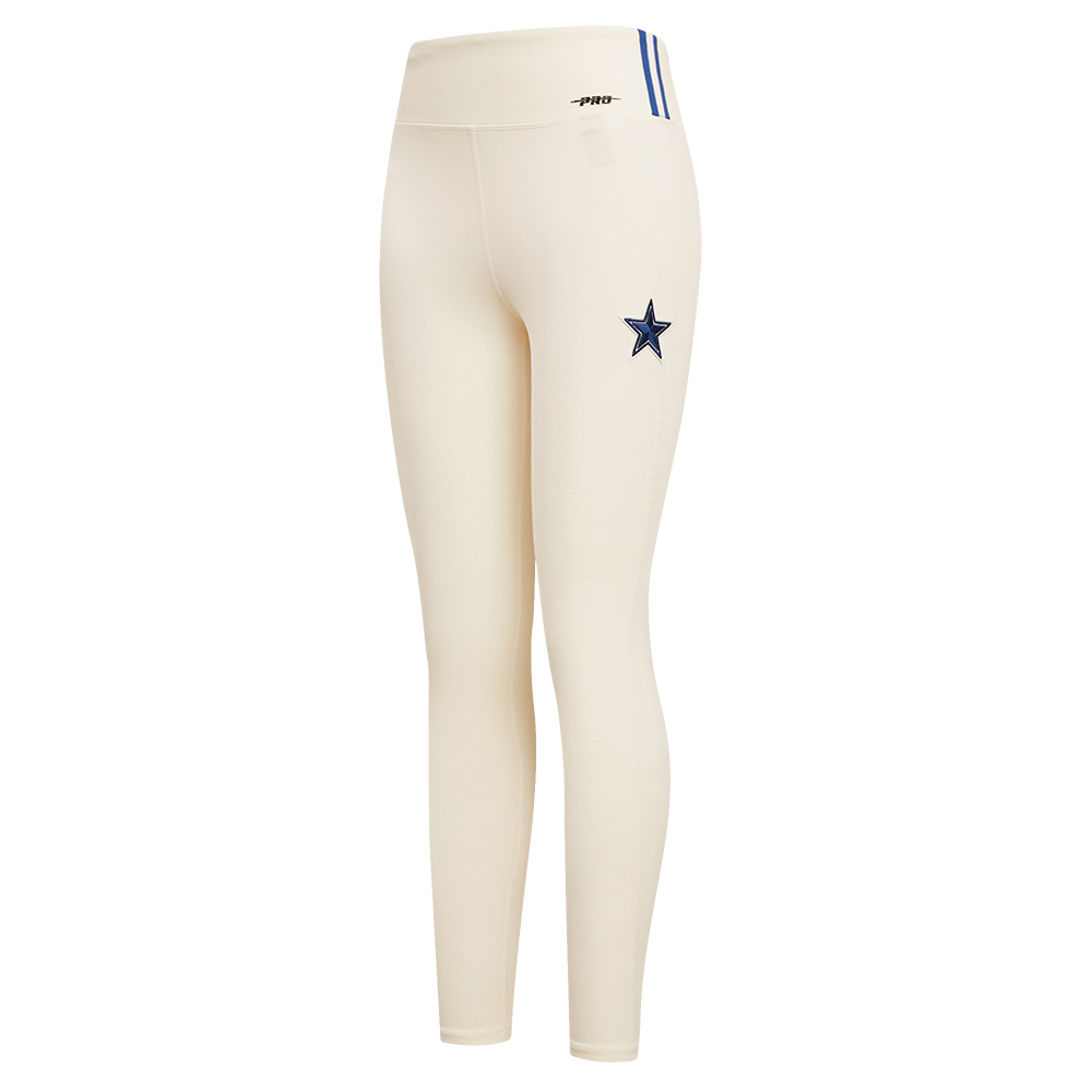NFL DALLAS COWBOYS RETRO CLASSIC WOMEN'S JERSEY LEGGING (EGGSHELL)