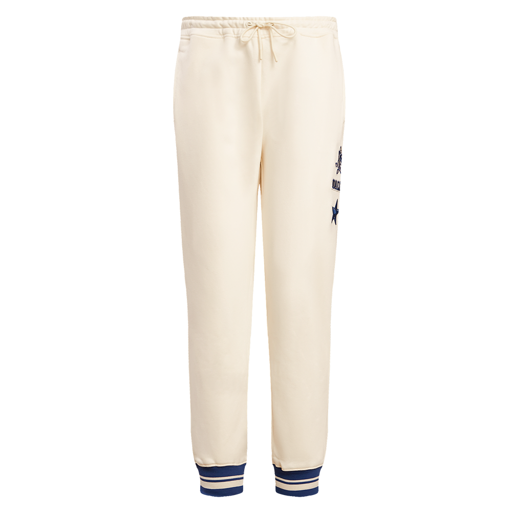 NFL DALLAS COWBOYS RETRO CLASSIC PANTALON OUATÉ POUR FEMME (COQUILLE D'ŒUF/BLEU DODGER)