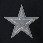 NFL DALLAS COWBOYS REVERSE FRENCH TERRY BLOUSON COLLÉGIAL EN LAINE POUR FEMME (NOIR/GRIS/COQUILLE D'ŒUF)