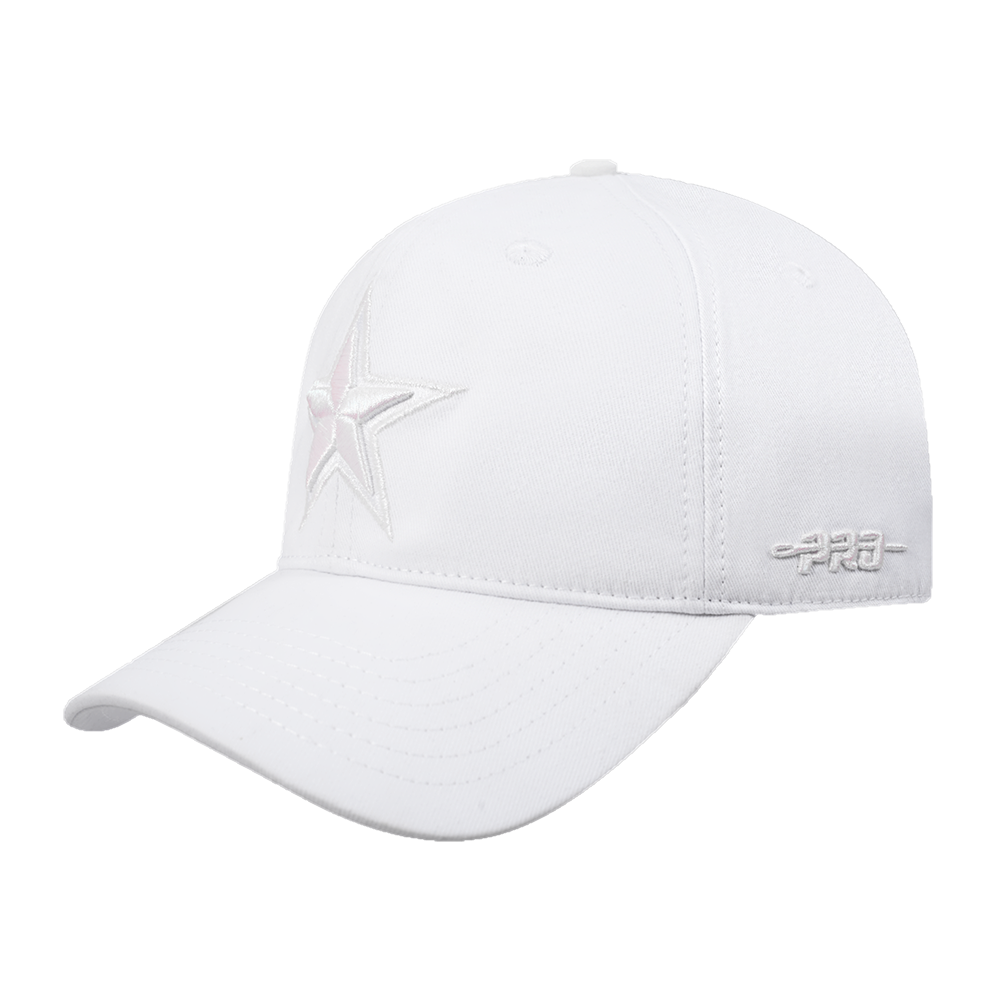 NFL DALLAS COWBOYS HOLOGRAM WOMEN'S DAD HAT (WHITE)