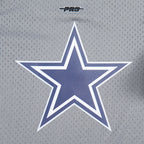 NFL DALLAS COWBOYS CLASSIC T-SHIRT EN FILET À MANCHES COURTES POUR GARÇON ENFANT (GRIS)