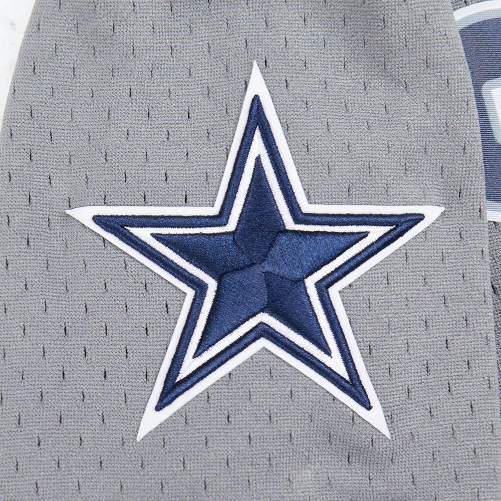 NFL DALLAS COWBOYS CLASSIC T-SHIRT EN FILET À MANCHES COURTES POUR GARÇON ENFANT (GRIS)