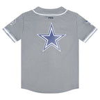 NFL DALLAS COWBOYS CLASSIC CHEMISE BOUTONNÉE EN FILET POUR GARÇON ENFANT (GRIS)
