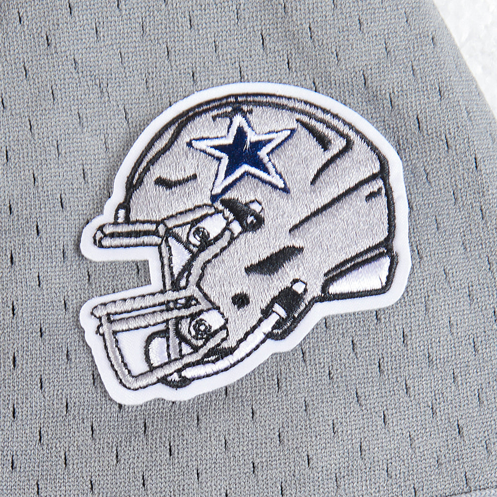 NFL DALLAS COWBOYS CLASSIC CHEMISE BOUTONNÉE EN FILET POUR GARÇON ENFANT (GRIS)