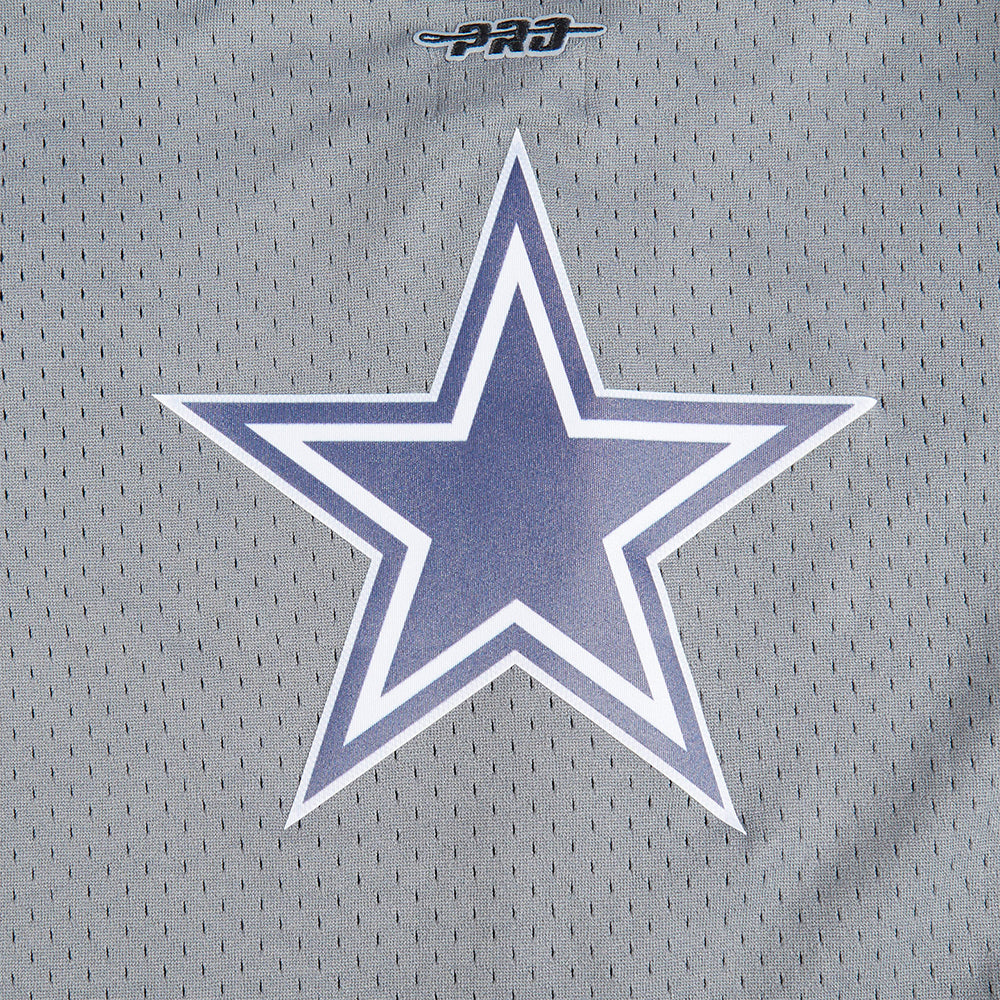 NFL DALLAS COWBOYS CLASSIC CHEMISE BOUTONNÉE EN FILET POUR GARÇON ENFANT (GRIS)