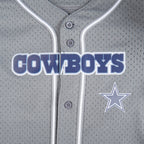 NFL DALLAS COWBOYS CLASSIC CHEMISE BOUTONNÉE EN FILET POUR GARÇON ENFANT (GRIS)