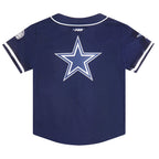 NFL DALLAS COWBOYS CLASSIC CHEMISE BOUTONNÉE EN FILET POUR GARÇON ENFANT (MARINE MINUIT)