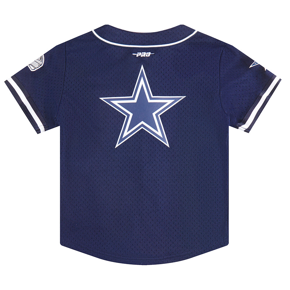 NFL DALLAS COWBOYS CLASSIC CHEMISE BOUTONNÉE EN FILET POUR GARÇON ENFANT (MARINE MINUIT)