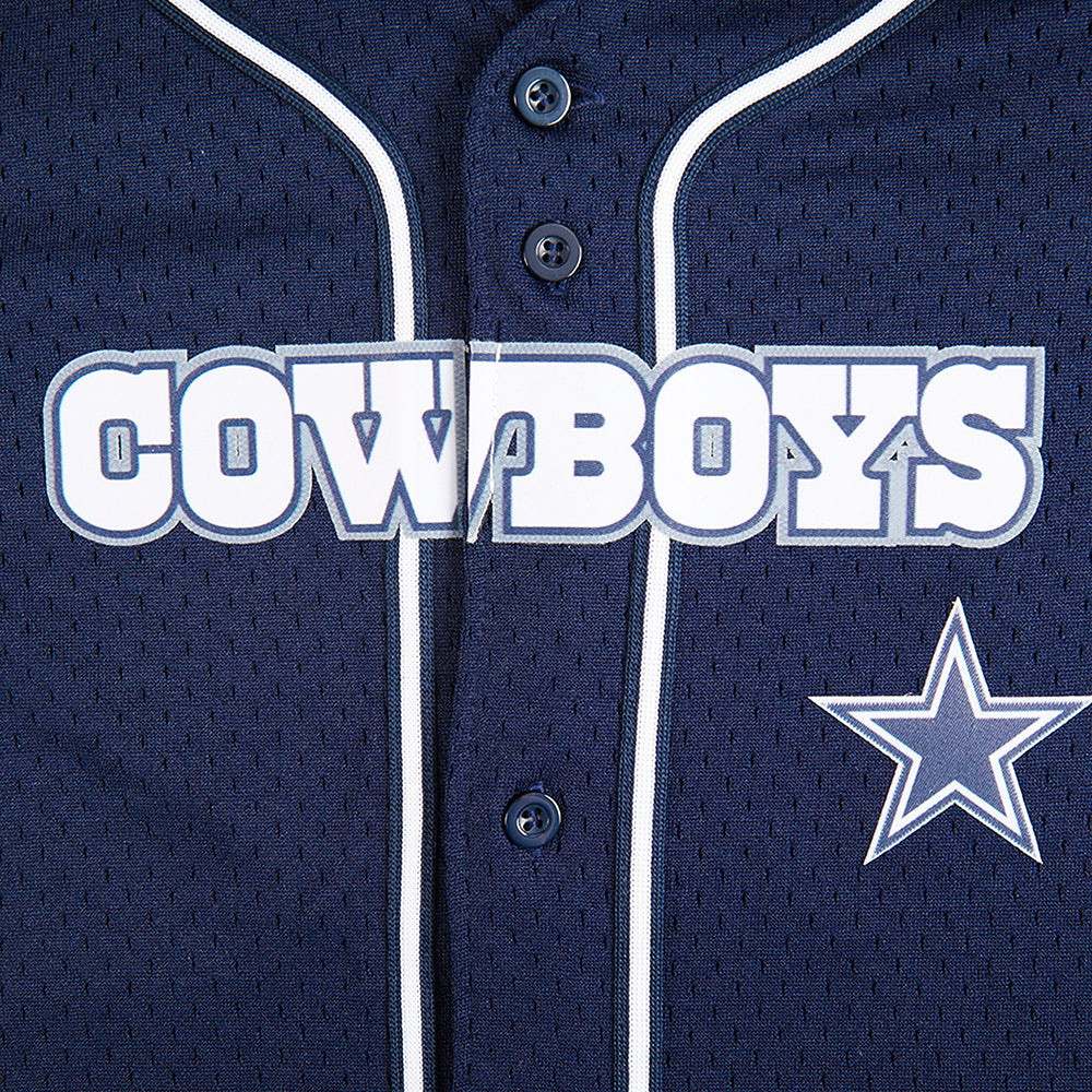 NFL DALLAS COWBOYS CLASSIC CHEMISE BOUTONNÉE EN FILET POUR GARÇON ENFANT (MARINE MINUIT)