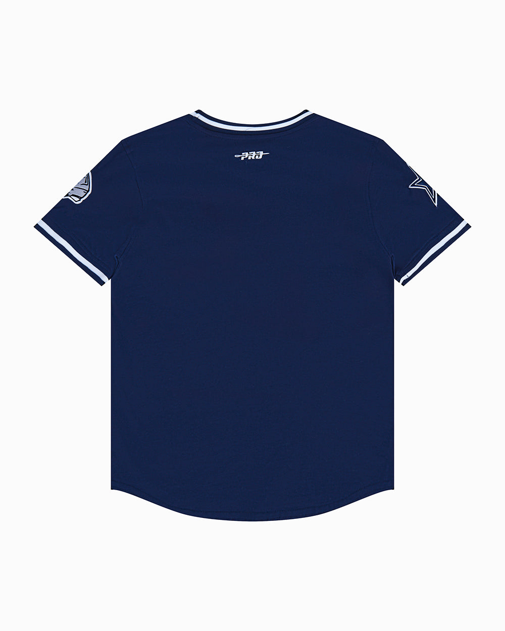 NFL DALLAS COWBOYS CLASSIC LITTLE BOY'S SHORT SLEEVE STRIPED RIB TEE (MIDNIGHT NAVY)