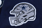 NFL DALLAS COWBOYS CLASSIC LITTLE BOY'S SHORT SLEEVE STRIPED RIB TEE (MIDNIGHT NAVY)