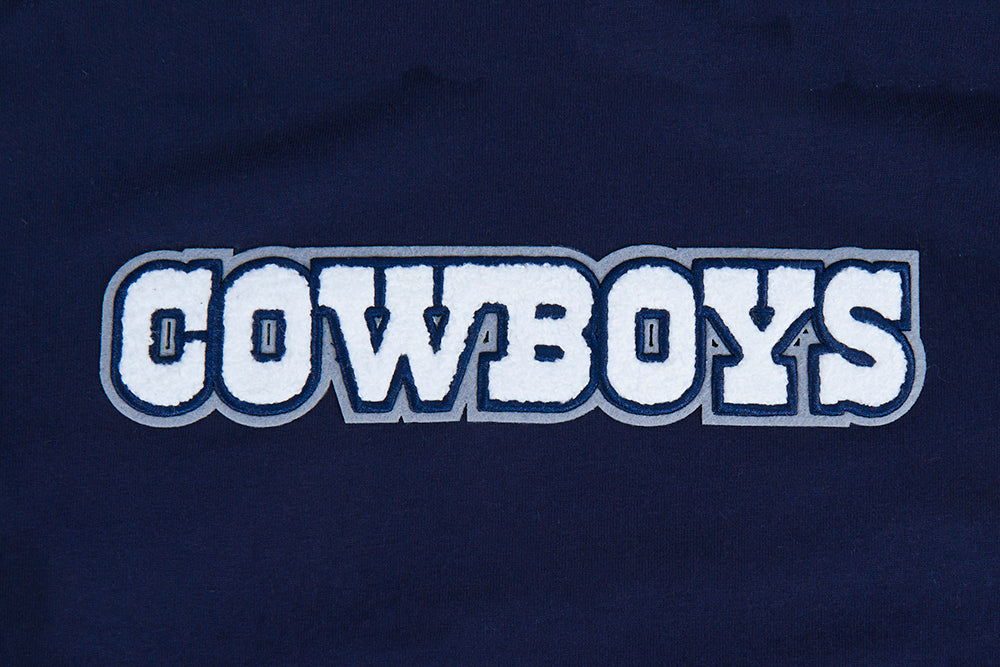 NFL DALLAS COWBOYS CLASSIC LITTLE BOY'S SHORT SLEEVE STRIPED RIB TEE (MIDNIGHT NAVY)