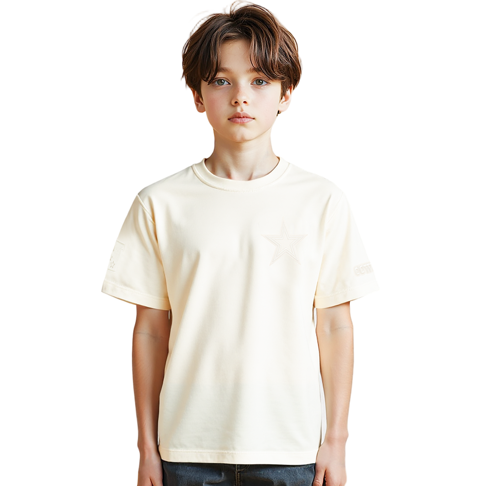 NFL DALLAS COWBOYS NEUTRAL T-SHIRT À MANCHES COURTES POUR GARÇON ENFANT (COQUILLE D'ŒUF)