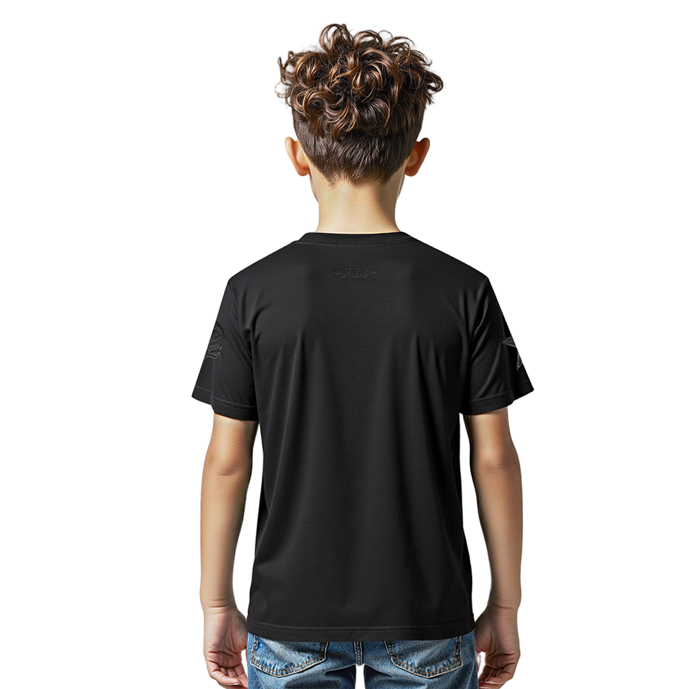 NFL DALLAS COWBOYS TRIPLE BLACK T-SHIRT À MANCHES COURTES POUR GARÇON ENFANT (NOIR)