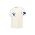 NFL DALLAS COWBOYS RETRO CLASSICS T-SHIRT À MANCHES COURTES POUR GARÇON ENFANT (COQUILLE D'ŒUF)