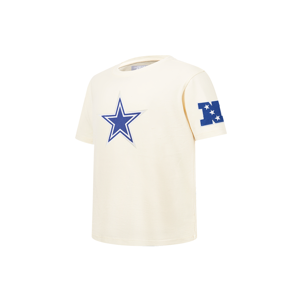 NFL DALLAS COWBOYS RETRO CLASSICS T-SHIRT À MANCHES COURTES POUR GARÇON ENFANT (COQUILLE D'ŒUF)