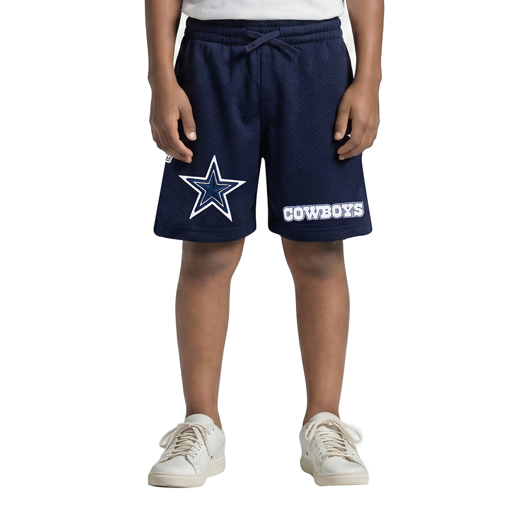 NFL DALLAS COWBOYS CLASSIC SHORT EN FILET POUR GARÇON ENFANT (MARINE MINUIT)