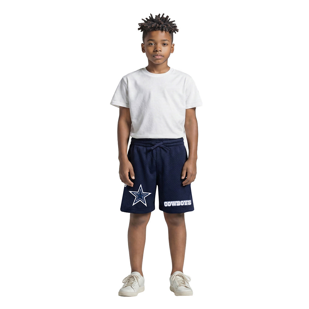 NFL DALLAS COWBOYS CLASSIC SHORT EN FILET POUR GARÇON ENFANT (MARINE MINUIT)
