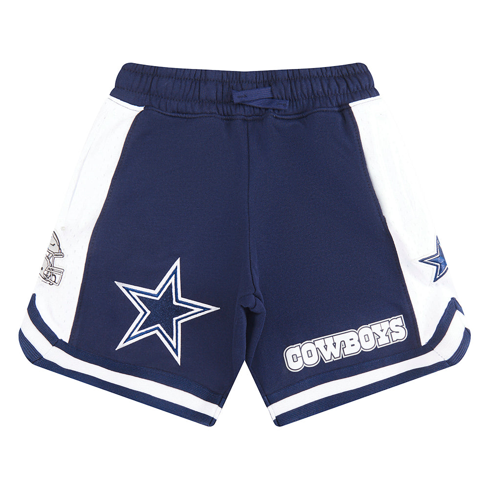 NFL DALLAS COWBOYS CLASSIC LITTLE BOY'S FLEECE 2.0 SHORT (MIDNIGHT NAVY)