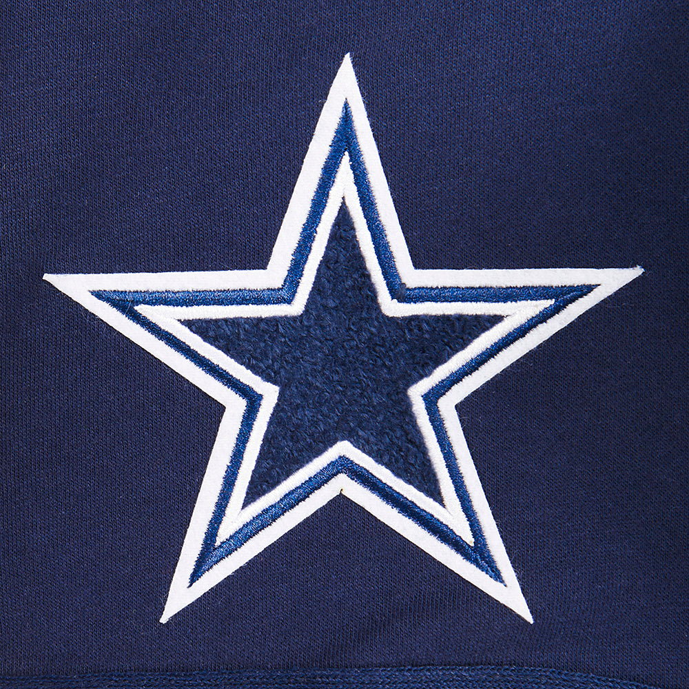 NFL DALLAS COWBOYS CLASSIC LITTLE BOY'S FLEECE 2.0 SHORT (MIDNIGHT NAVY)