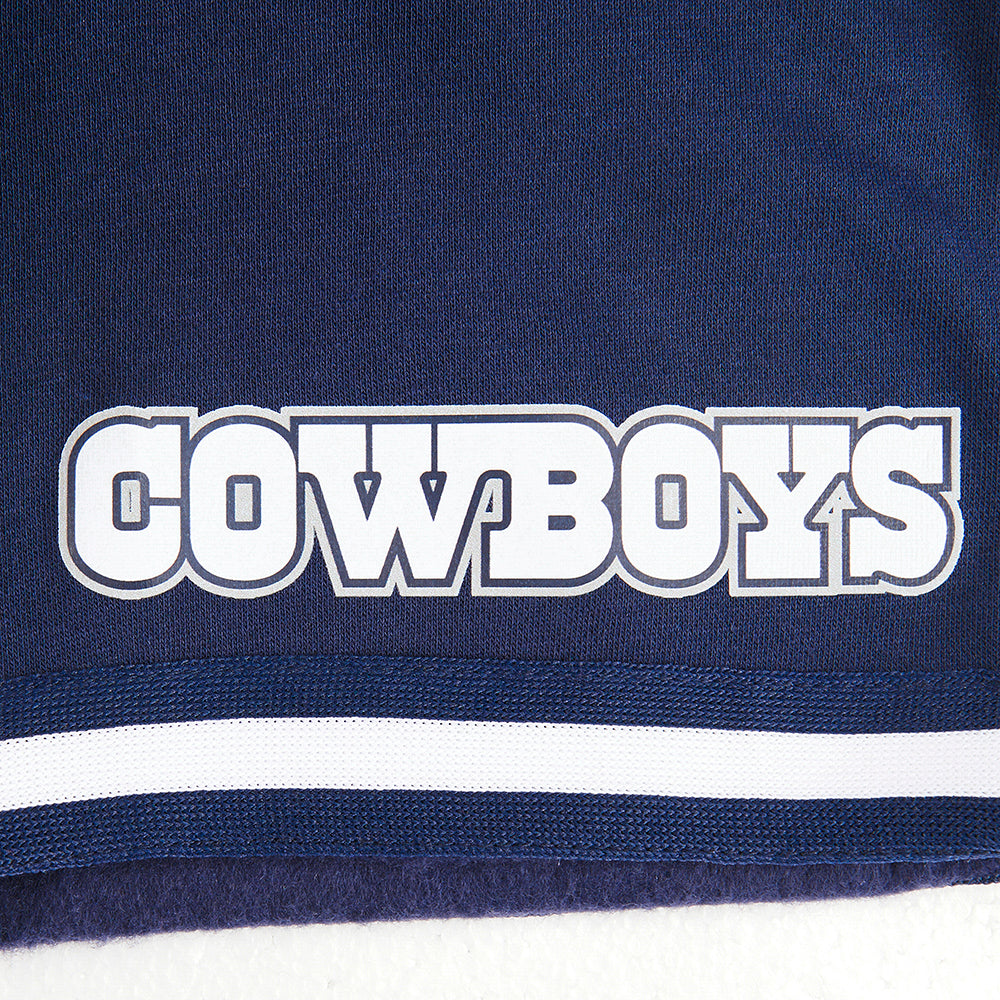 NFL DALLAS COWBOYS CLASSIC LITTLE BOY'S FLEECE 2.0 SHORT (MIDNIGHT NAVY)