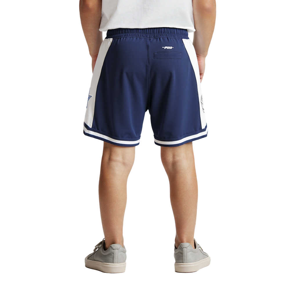NFL DALLAS COWBOYS CLASSIC LITTLE BOY'S FLEECE 2.0 SHORT (MIDNIGHT NAVY)