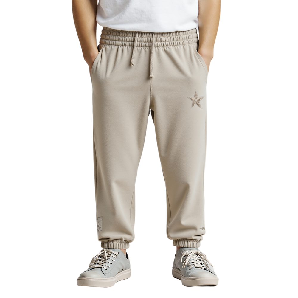 NFL DALLAS COWBOYS NEUTRAL LITTLE BOY'S FLEECE SWEATPANT (TAUPE)