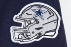 NFL DALLAS COWBOYS CLASSIC LITTLE BOY'S FLEECE FULL ZIP HOODIE (MIDNIGHT NAVY)