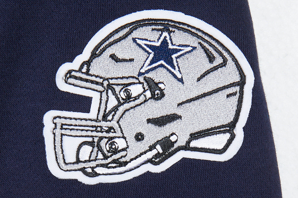 NFL DALLAS COWBOYS CLASSIC LITTLE BOY'S FLEECE FULL ZIP HOODIE (MIDNIGHT NAVY)